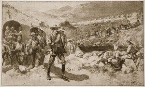 Après la bataille : Un retour mélancolique, illustration de 